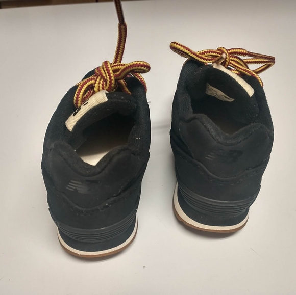 Black New Balance 574 sneakerssize 7 toddler lace up - Picture 4 of 7